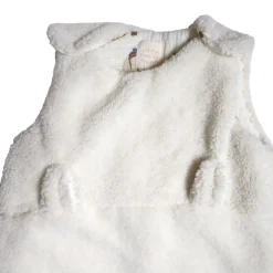 Gigoteuse en tissu sherpa blanc - Doux comme un agneau