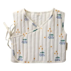 Gilet sans manches matelassé à nouer - Ma bonne étoile