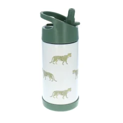 Gourde isotherme kaki Léopard - 300ml