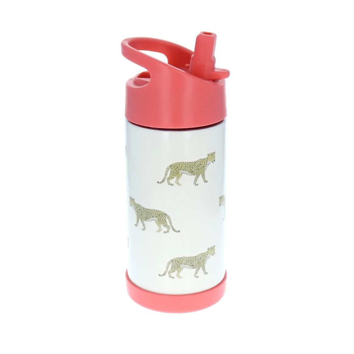 Gourde isotherme rose Léopard - 300ml