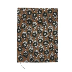 Grand carnet de notes fleuri kaki block print - Delhi d'antan