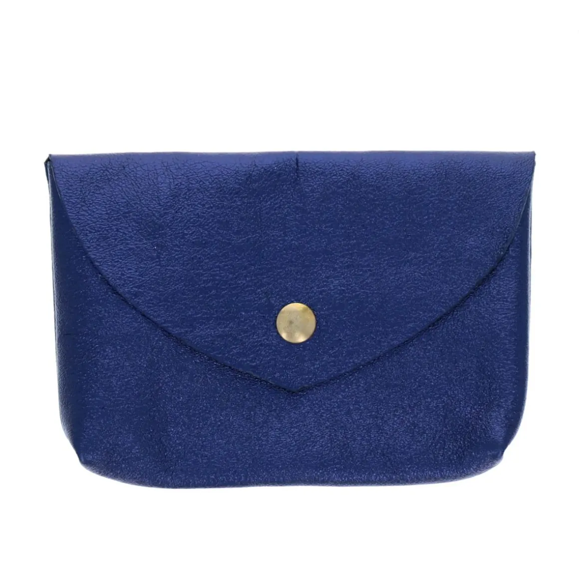 Grand porte-monnaie enveloppe bleu marine