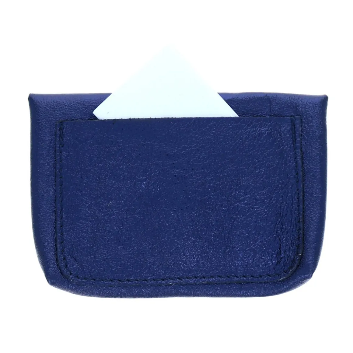 Grand porte-monnaie enveloppe bleu marine