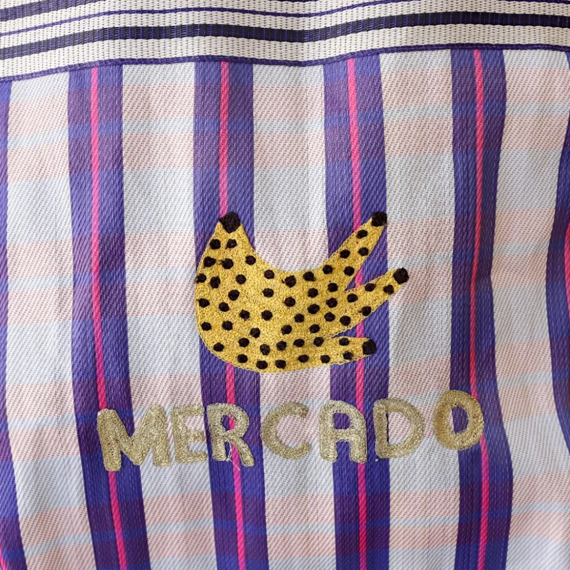 Grand sac tote bag mercado banane - Copacabana party !