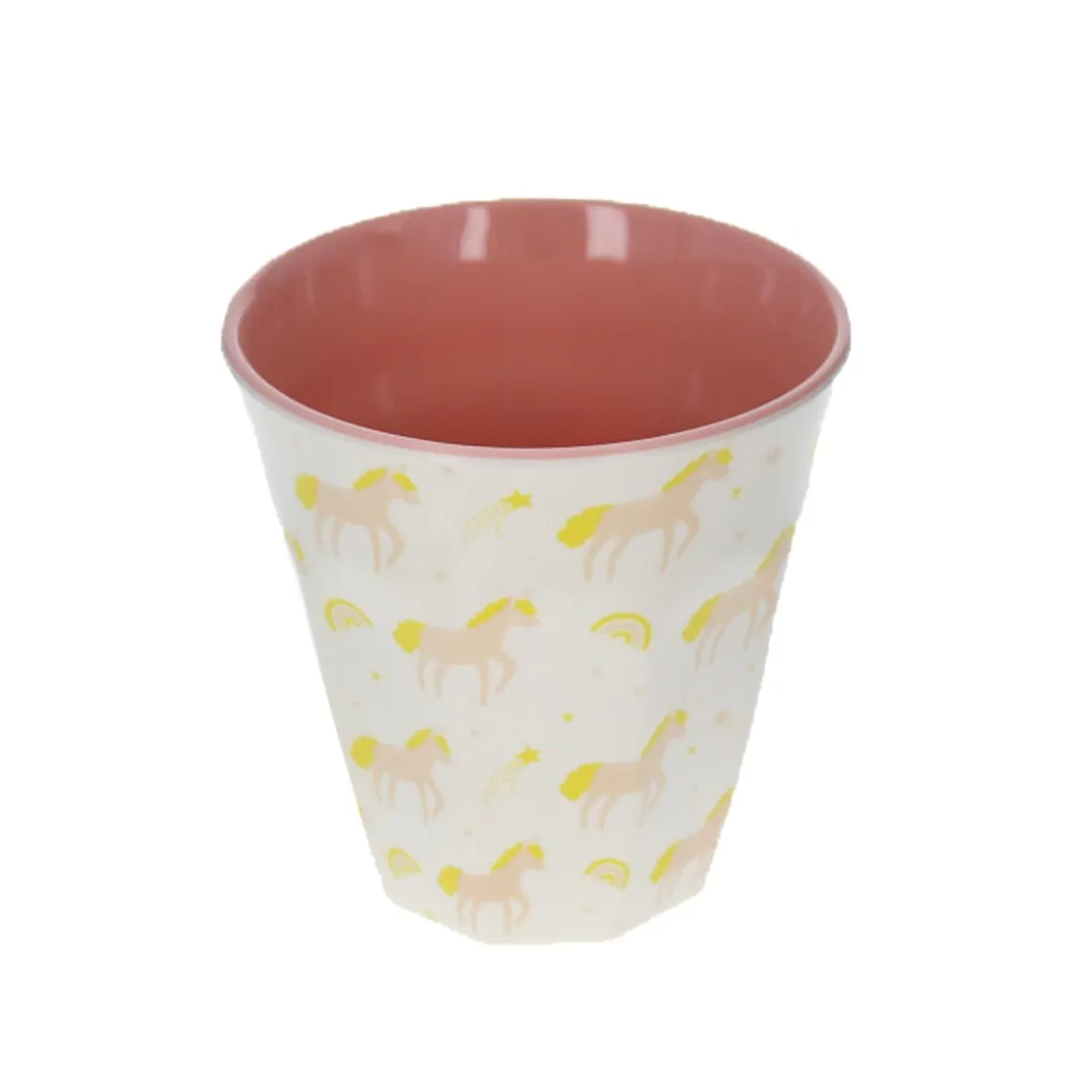 Grand verre licorne mélamine