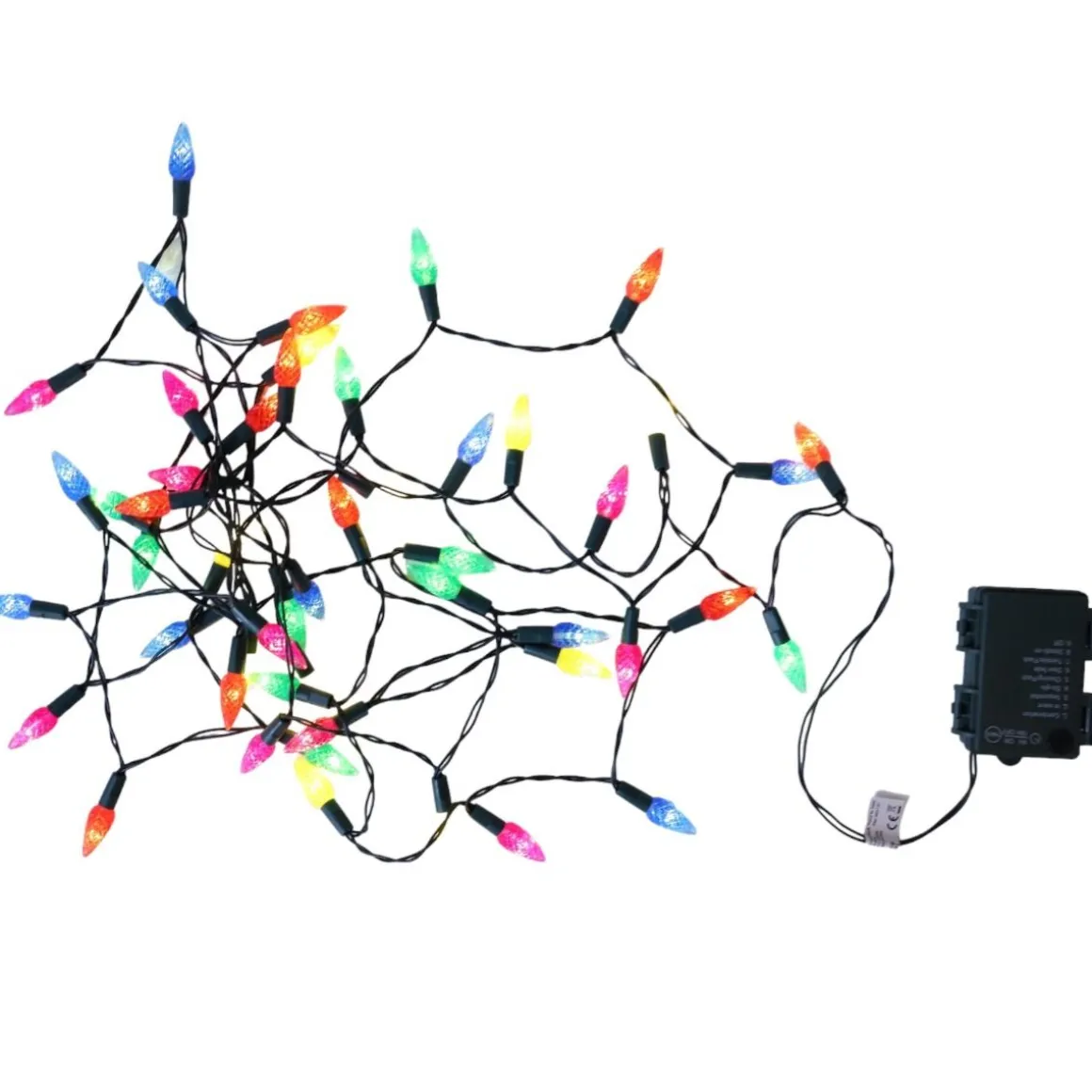 Guirlande lumineuse lampions multicolores