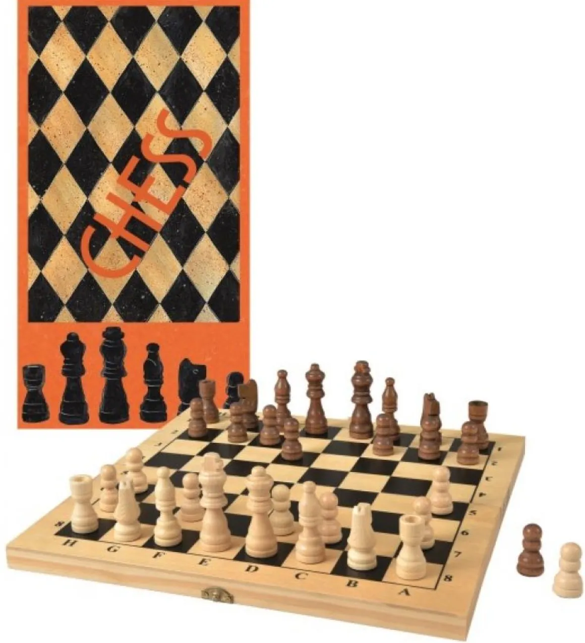 Jeu d'échec en bois