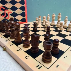 Jeu d'échec en bois