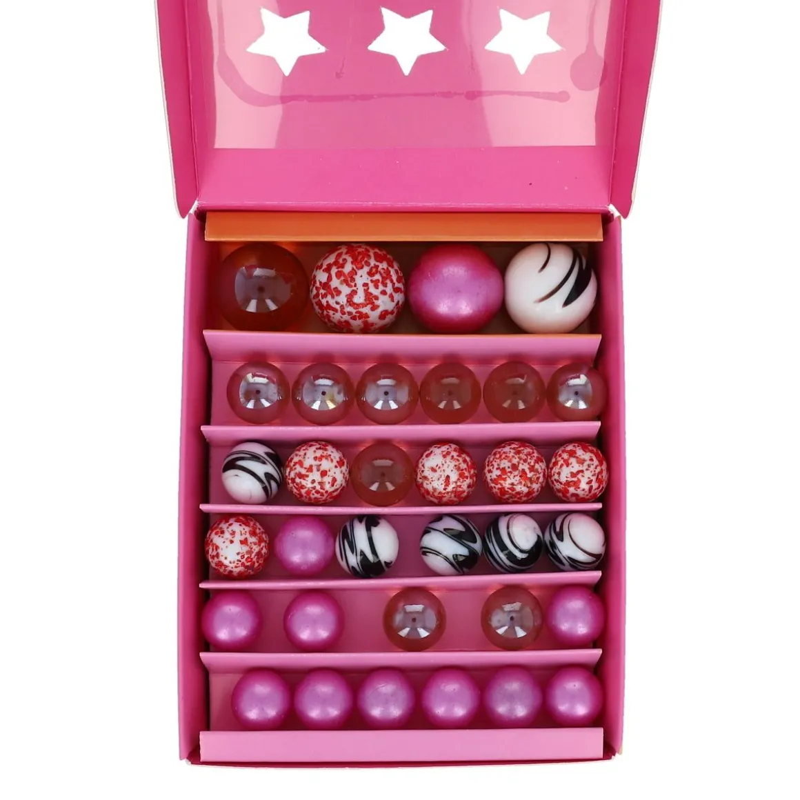 Jeu de billes coffret La Bille en rose