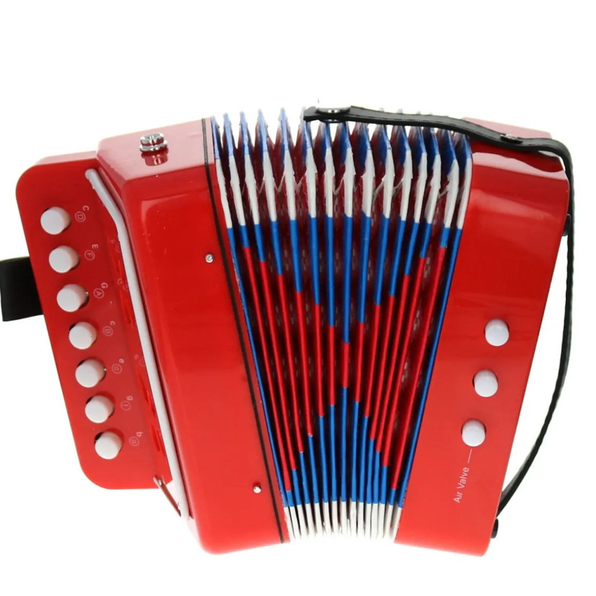 Jouet accordéon enfant rouge
