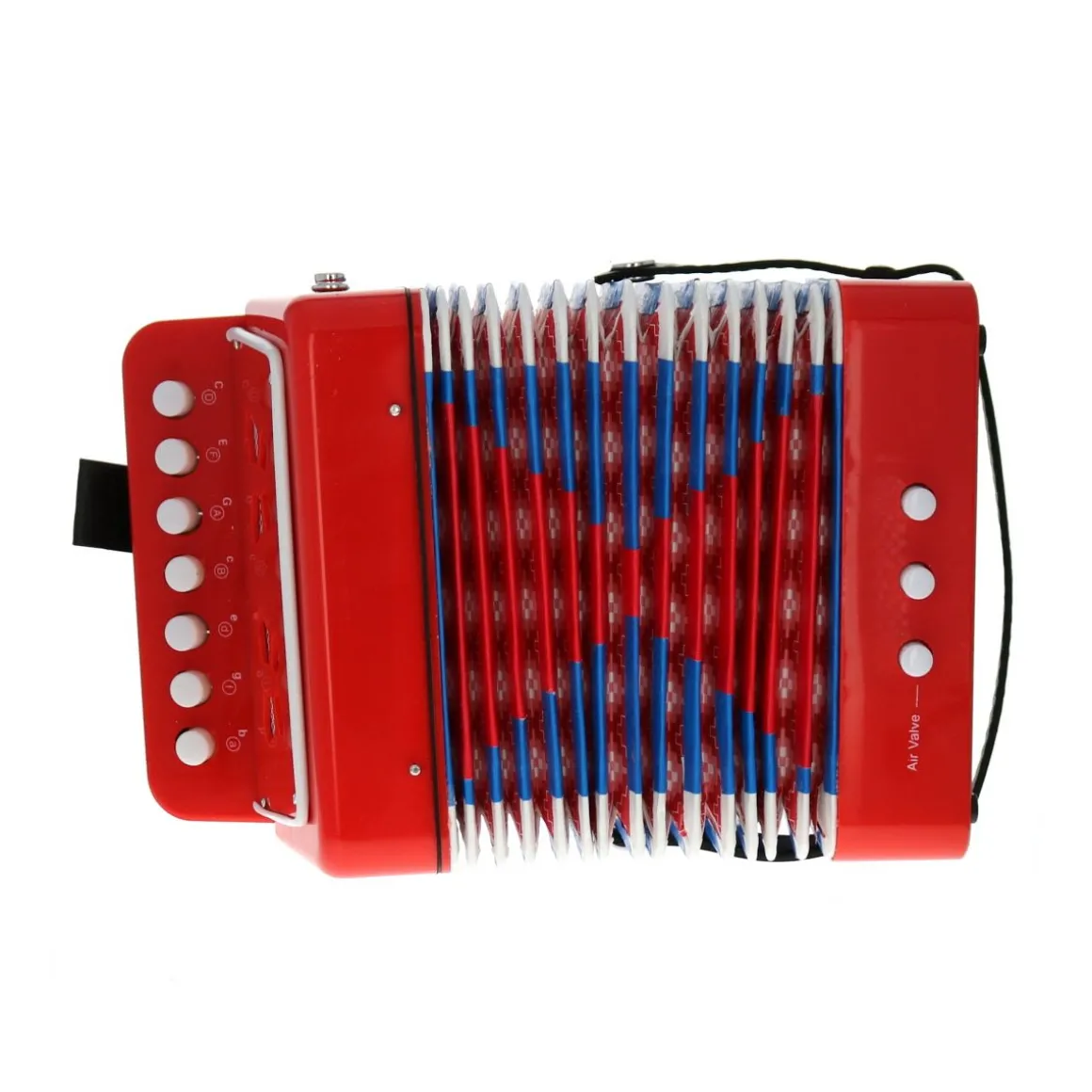 Jouet accordéon enfant rouge