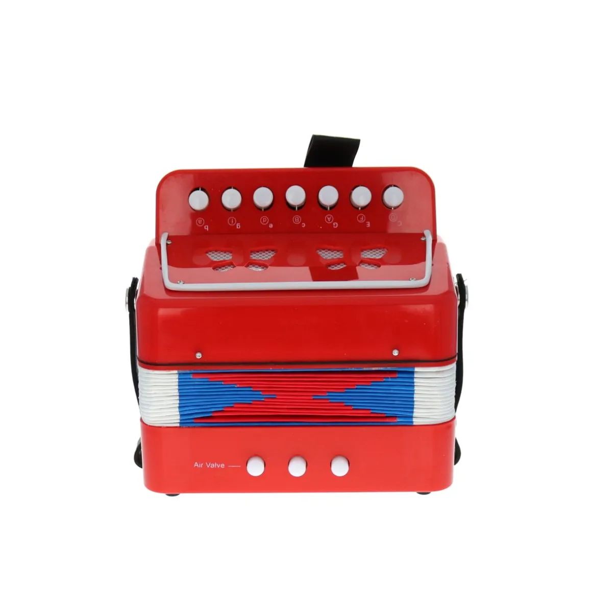 Jouet accordéon enfant rouge
