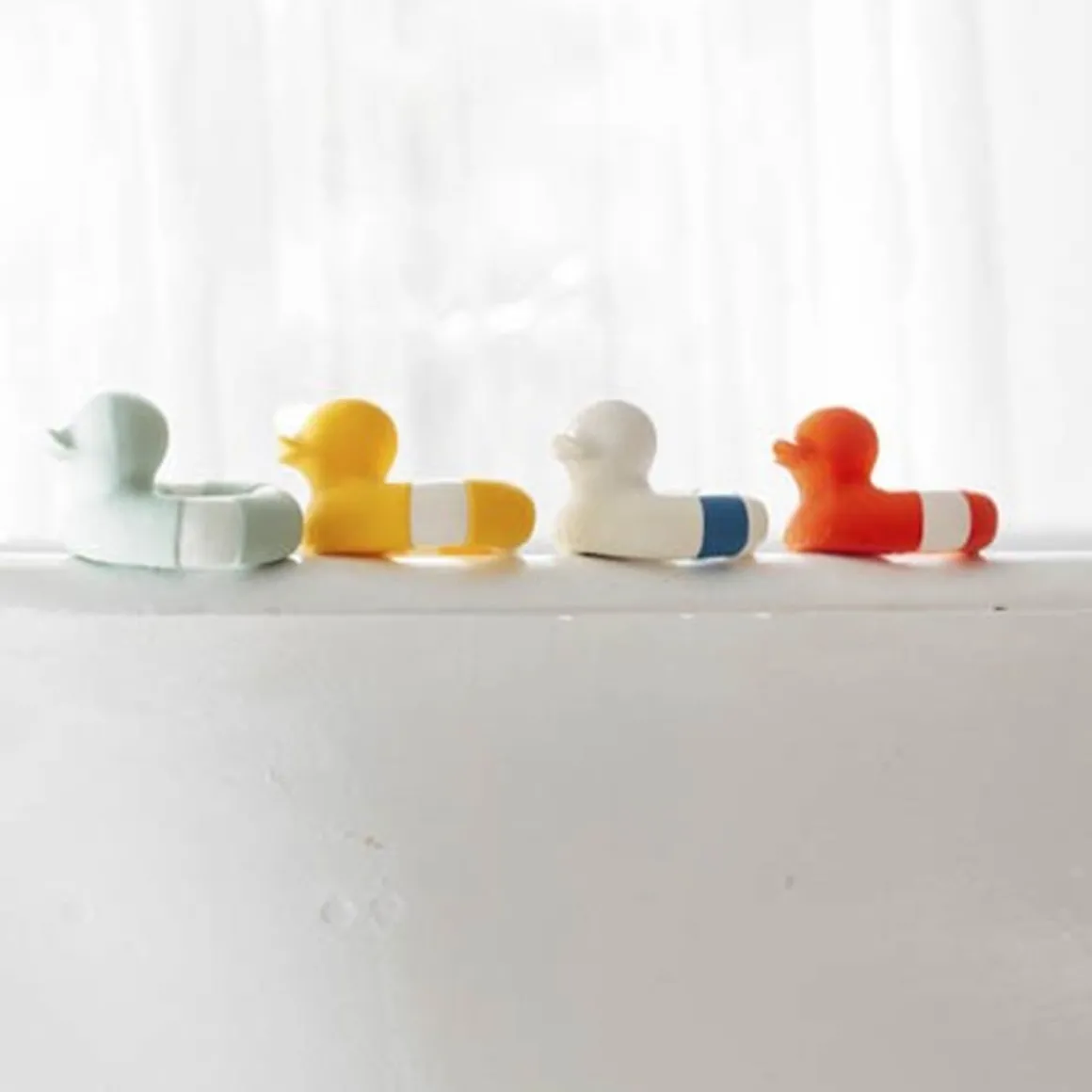 Jouet de dentition flotteur canard rouge