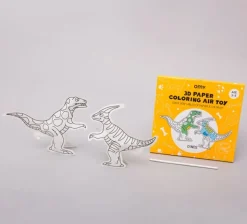 Jouet gonflable en papier dinos