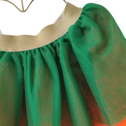 Jupe tutu à volants multicolores
