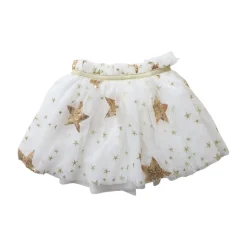 Jupe tutu étoiles à sequins dorés