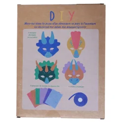 Kit 4 masques dinosaures Do It Yourself
