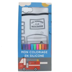 Kit coloriage en silicone pompiers
