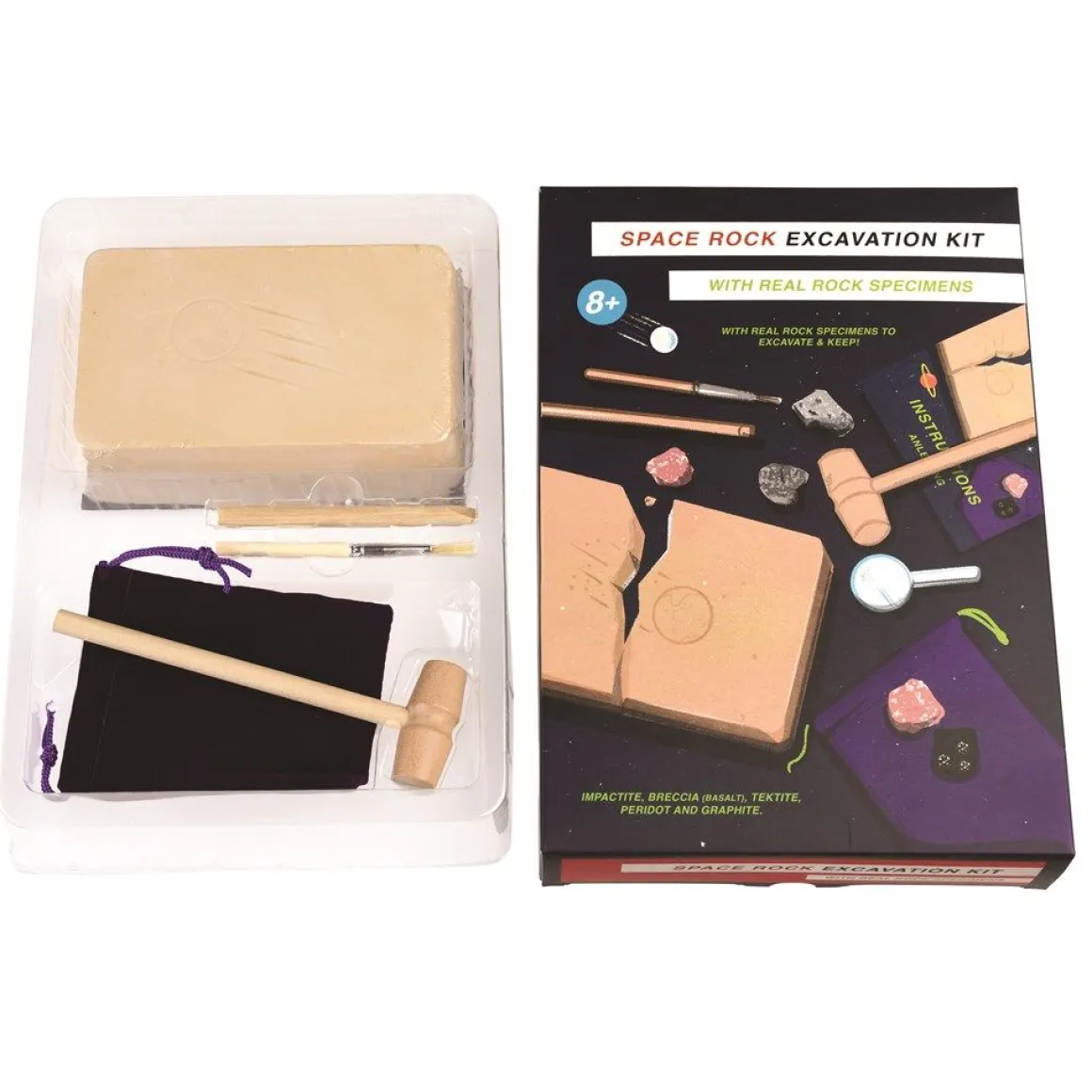 Kit excavation "space rock"