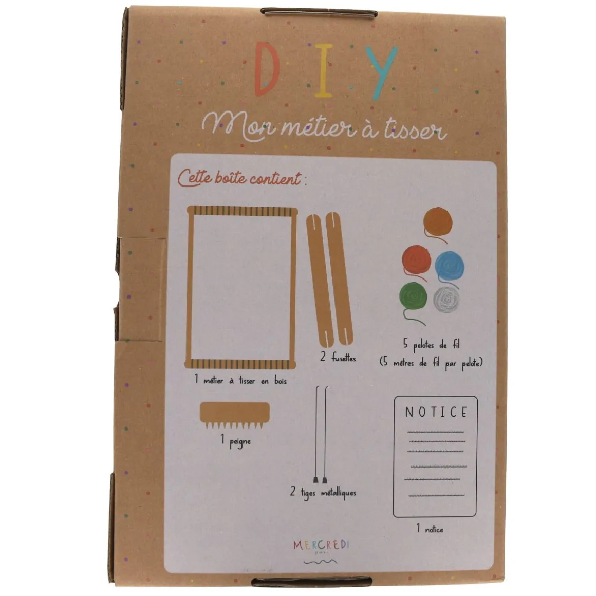 Kit mon métier à tisser Do It Yourself
