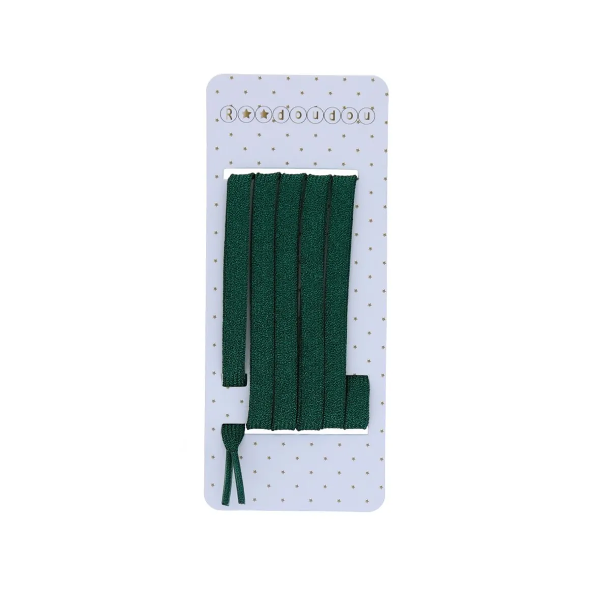 Lacets lurex verts