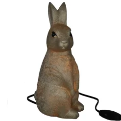 Lampe lapin dorée