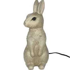 Lampe lapin dorée