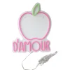 Lampe néon LED Pomme d'amour