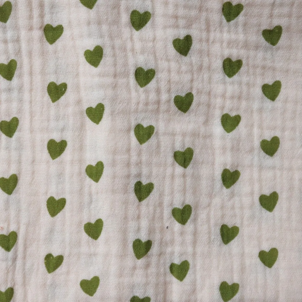 Lange cœurs vert - Bébé Highland