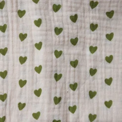 Lange cœurs vert - Bébé Highland
