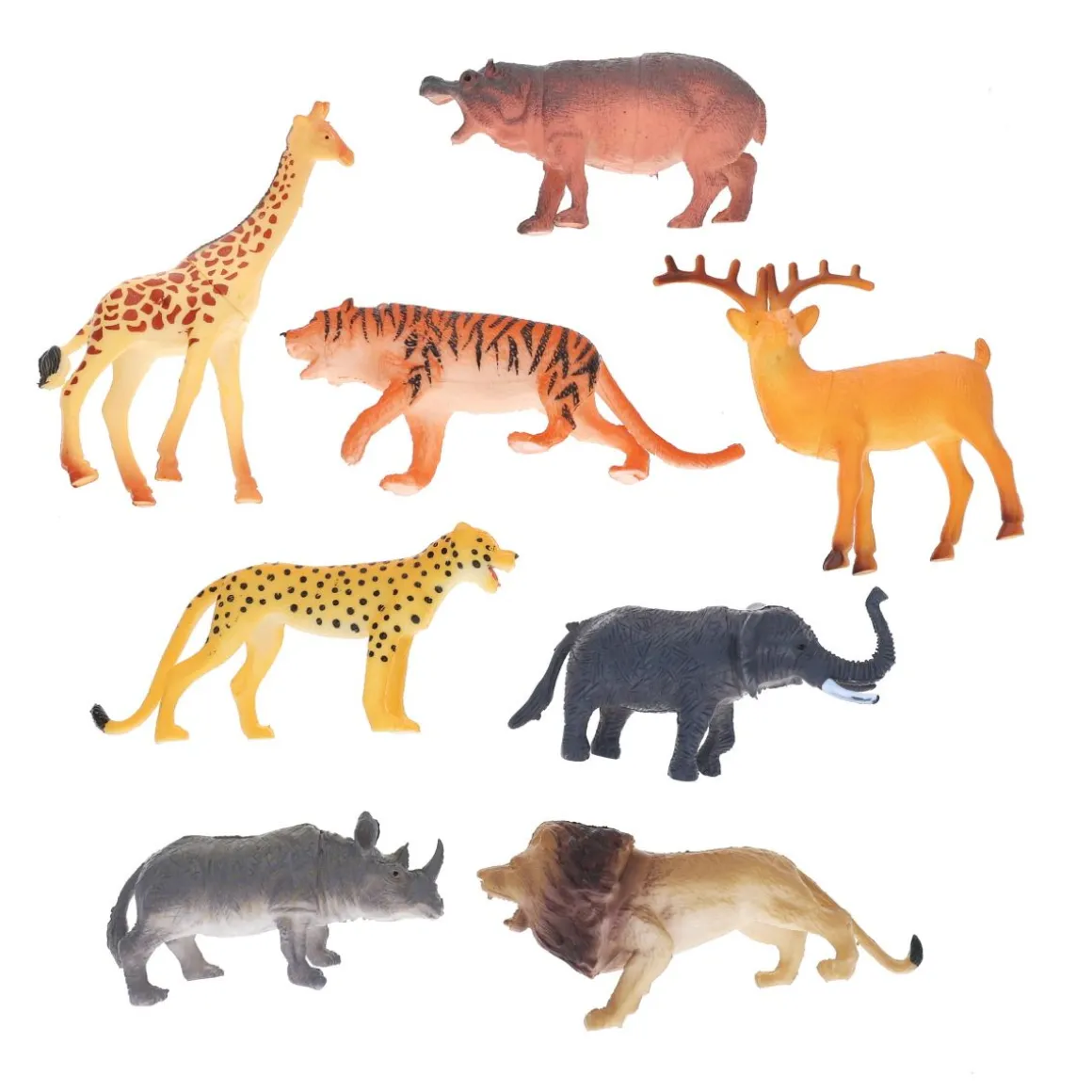 Lot de 8 animaux figurines