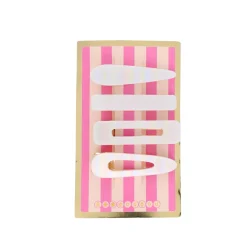 Lot de 4 barrettes cheveux enfant iridescentes