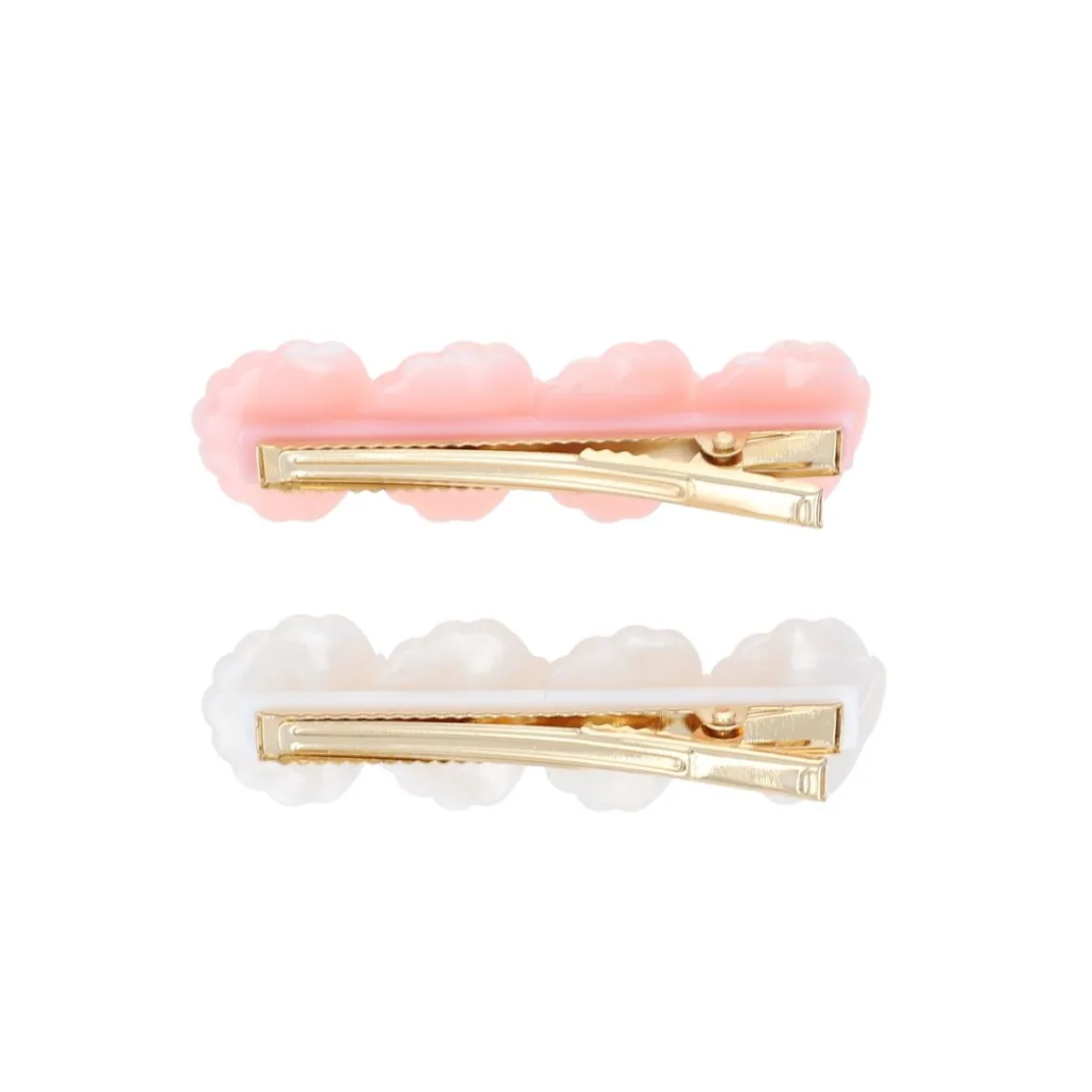 Lot de 2 barrettes cheveux enfant coquillages