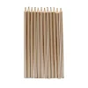 Lot de 12 bougies dorées