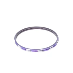 Lot de 2 bracelets en métal indien violet poinçon argent