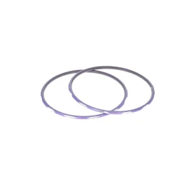 Lot de 2 bracelets en métal indien violet poinçon argent