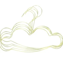Lot de 5 cintres nuage doré