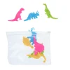 Lot de 8 dinosaures fluo