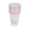 Lot de 8 gobelets en carton Licorne