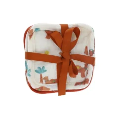 Lot de 5 lingettes lavables en éponge - Sahara