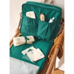 Lot de 5 lingettes lavables pochon écru poissons - Ma bonne étoile