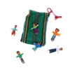 Lot de 6 mini poupées porte-bonheur pochon