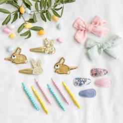Lot de 2 petites barrettes bleues
