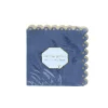 Lot de 18 serviettes  bleues cirque