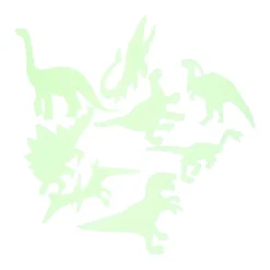 Lot de 8 stickers dinosaures phosphorescents