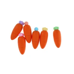 Lot de 6 surligneurs carottes