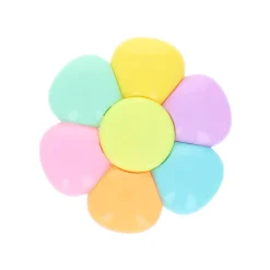 Lot de 6 surligneurs pétales de fleur