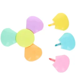 Lot de 6 surligneurs pétales de fleur