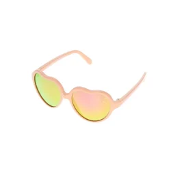 Lunettes de soleil cœurs orange pâle enfant