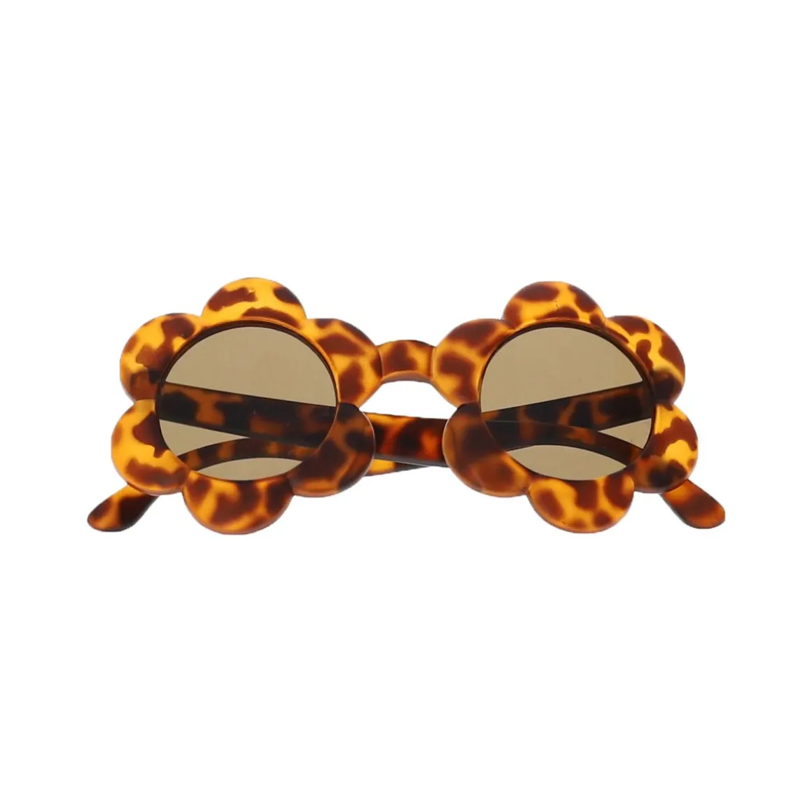 Lunettes de soleil fleurs léopard bébé